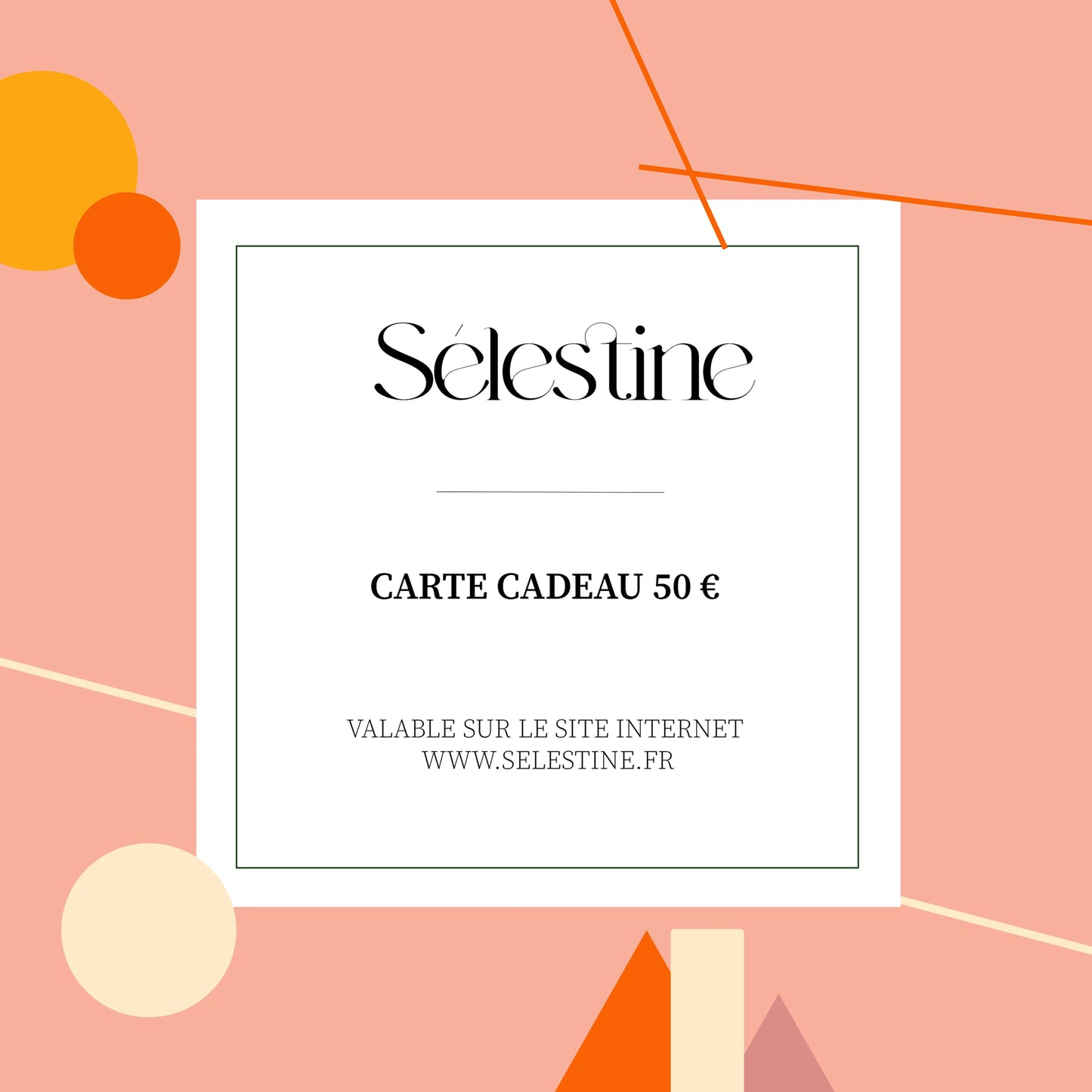 Carte-cadeau Sélestine