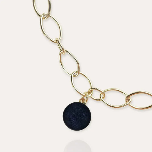 Bracelet pampille originale femme bleu albarelle