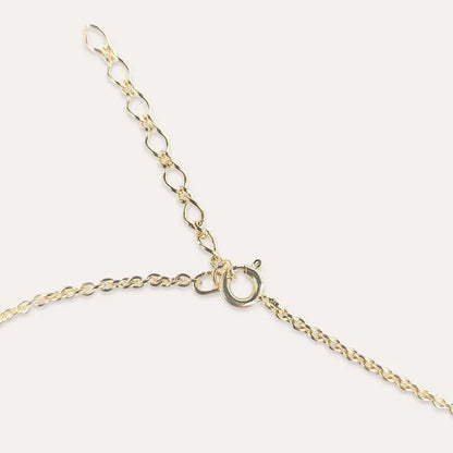 Collier paon cravate pour femme or blanc lumine